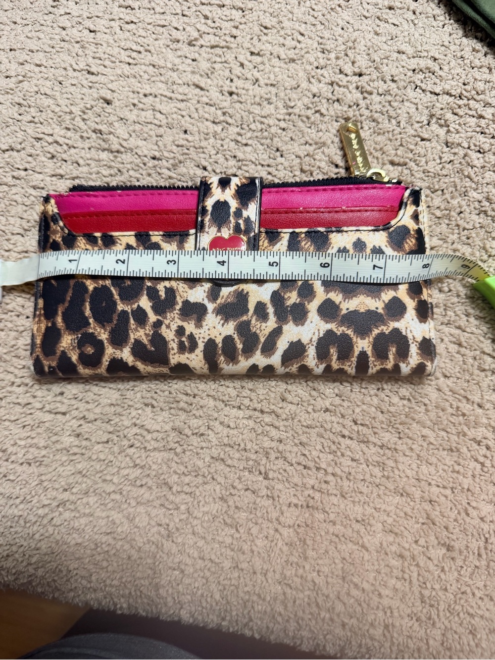 Betsey Johnson Leopard Print Wallet Clutch - Picture 3 of 10